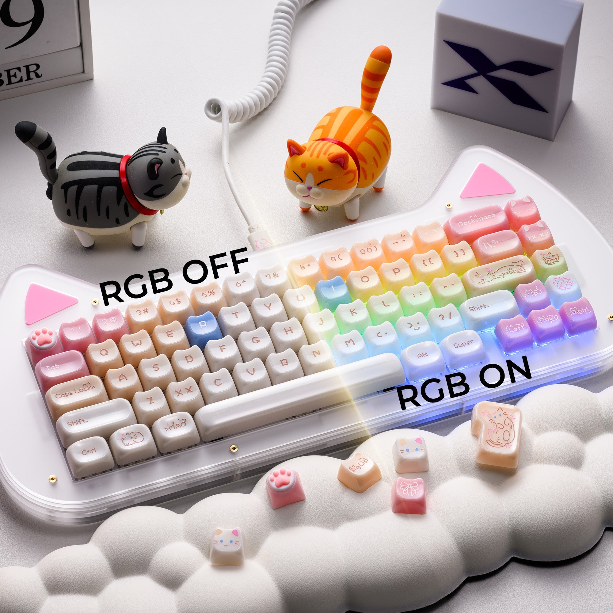XVX House Cat Themed MAO Profile 149-Key Keycap Set