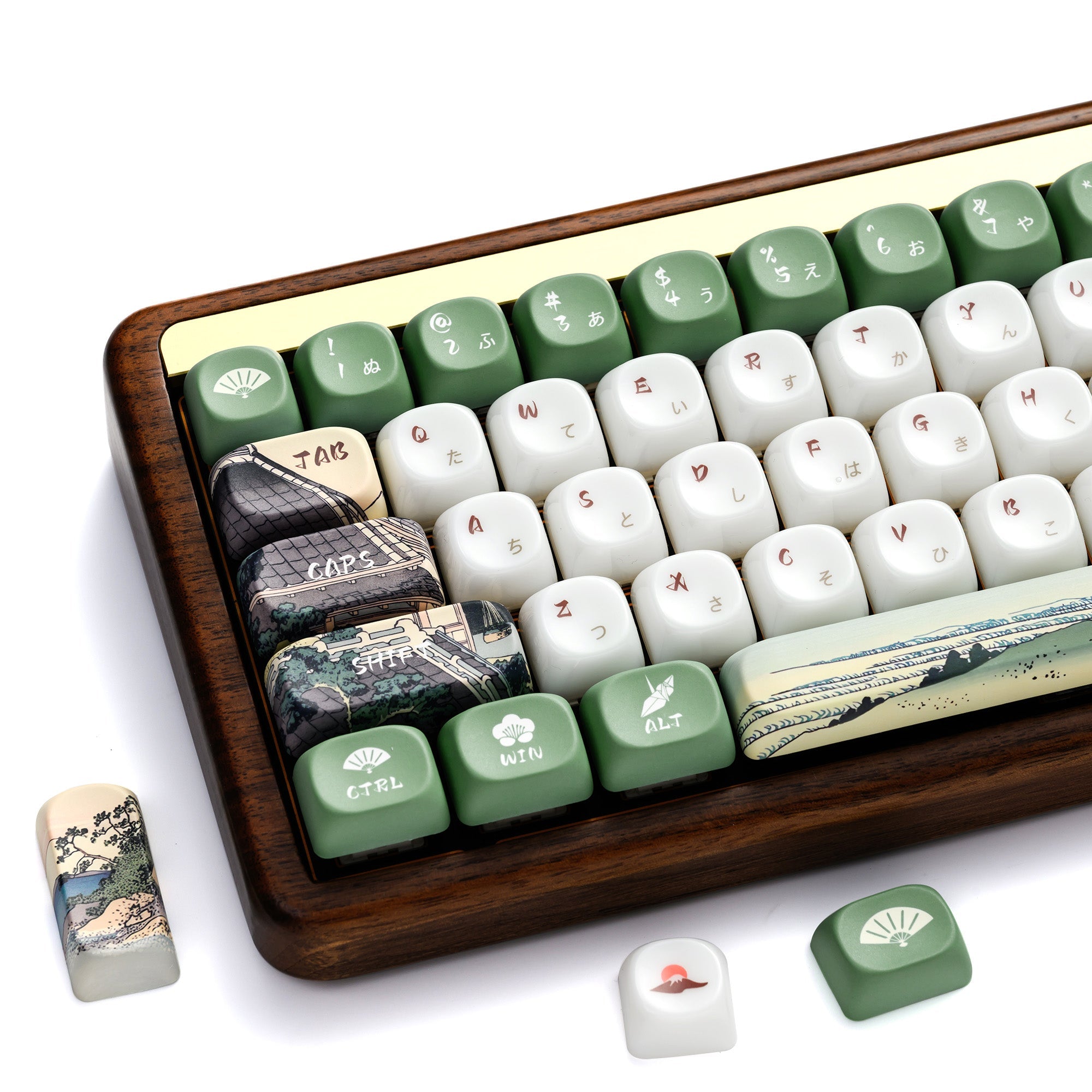 XVX U-kiyoe Fugaku (冨嶽) Series Ceramic Glaze Textured MOA Profile Keycap Set